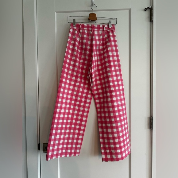SZ pink gingham Disco Pants - Picture 2 of 9